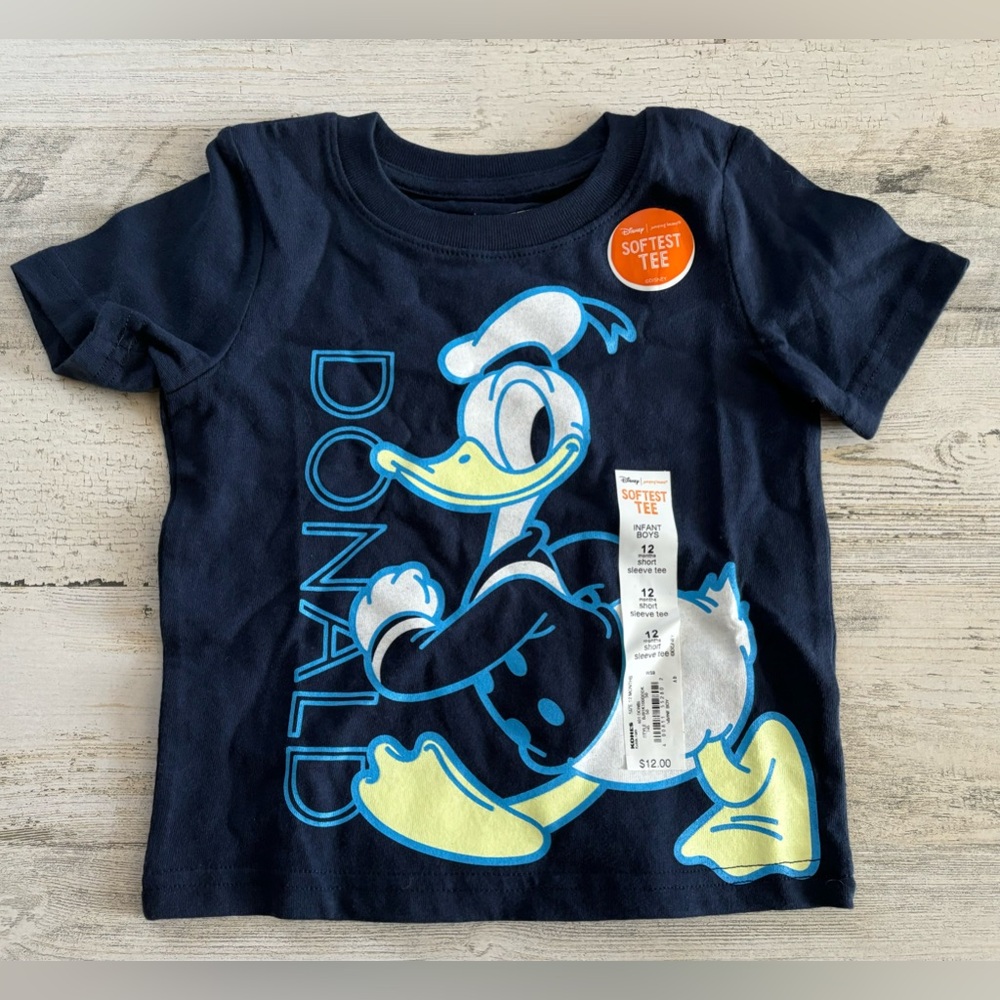 3/$9 - NWT Jumping Beans Disney Boys Shirt Size 12 months